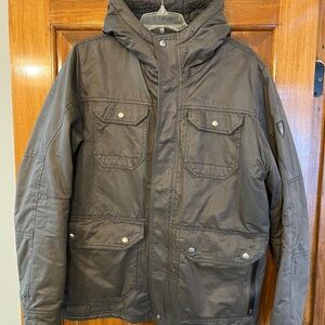 Kuhl Kollusion fleece lined jacket. Gray. Medium.